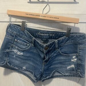 American Eagle Outfitters Dark Blue Jean Shorts